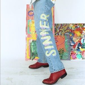 REPENT SINNER , ANXY x LEVI jeans